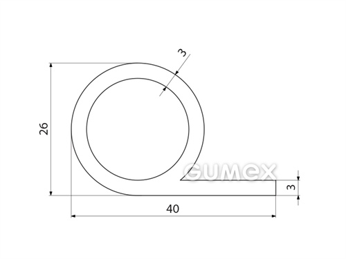 SILIKONPROFILE P-FORM